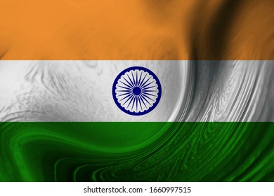 India Flag Background Waves Stock Illustration 1660997515 | Shutterstock