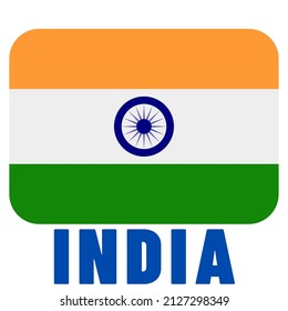 India Flag Colour India Flag Illustration Stock Illustration 2127298349 ...