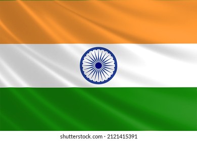 India Flag India Official Flag Correct Stock Illustration 2121415391