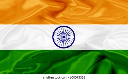 Silk Flag India India Flag Silk Stock Photo (Edit Now) 1620946237