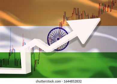 India Growth Chart White 3d Arrow Stock Illustration 1644852832 ...