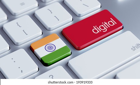 India High Resolution Digital Concept