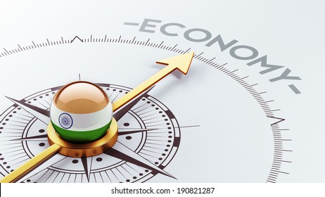 India High Resolution Economy Concept