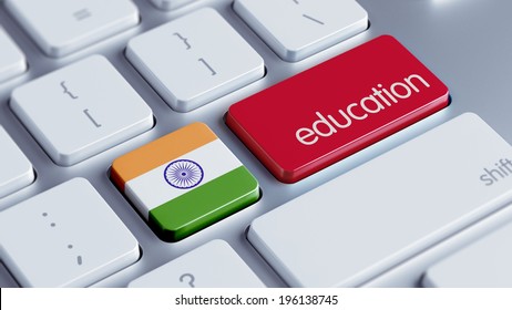 India High Resolution Education Concept