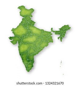 India Map Frame Icon Stock Illustration 1324321670 | Shutterstock