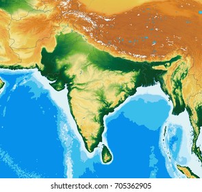 India Physical Map