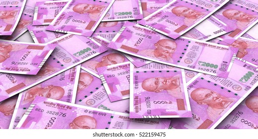 Indian 2000 Rupee Currency Note