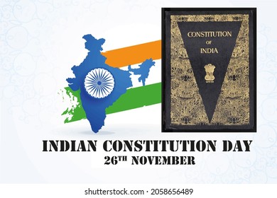 Indian constitution Day poster design.