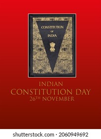 Indian constitution Day poster design.