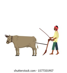 659 Indian farmer silhouette Images, Stock Photos & Vectors | Shutterstock