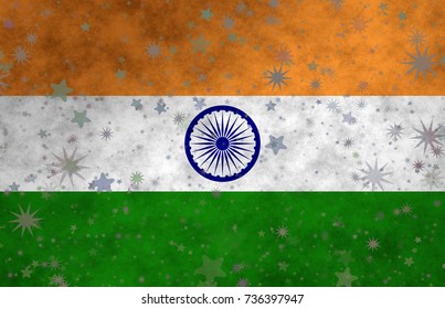 India Vector Flag Virtual Abstract 3d Stock Vector (Royalty Free ...