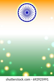 Indian Flag Themed Patriotic Background Stock Illustration 692925991 ...