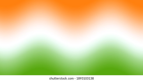 Indian Flag Tricolor Gradient Background