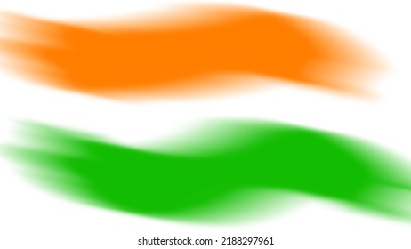 Indian Flag Tricolor Horizontal Wave Background Stock Illustration ...