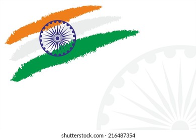 Indian Tri Colour Symbol Illustration Stock Illustration 216487354 ...