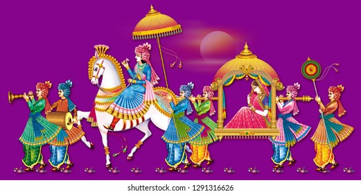 barat stock illustrations images vectors shutterstock https www shutterstock com image illustration indian wedding barat 1291316626