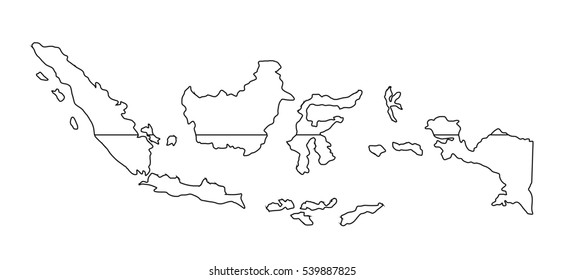 Indonesia Flag Map Indonesia Officially Republic Stock Illustration ...