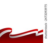 Indonesian Indepedence Day Flag Footer