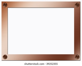 Industrial coppe frame with four screws