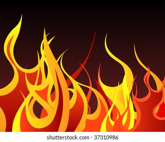 Inferno fire background