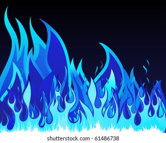 Inferno fire vector background for design use