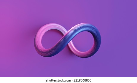 Infinite symbol community connection of metaverse world global network technology system and abstract loop sign element on innovation digital communication. 3d rendering - Powered by Shutterstock