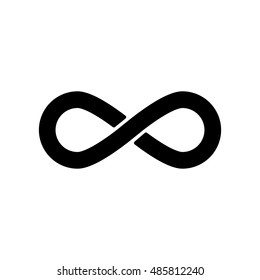 Vector Illustration Infinity Symbols Eternal Limitless Stock Vector ...