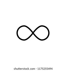 Infinity Sign Outline Icon Simple Illustration Stock Illustration ...