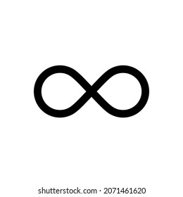 Infinity Sign Raster Mathematical Symbol Representing Stock ...