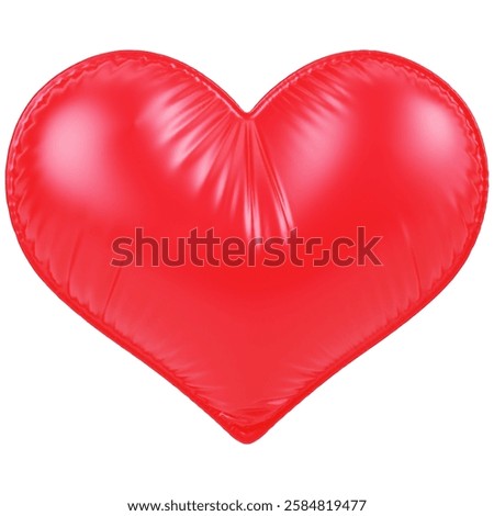 Inflatable Heart 3D Icon Pack