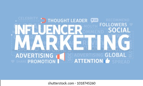 Influencer Marketing Concept. Idea Of Attention, Advertising And Media.