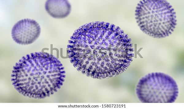 3d influenza microbes