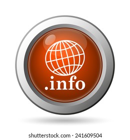 .info icon. Internet button on white background. 