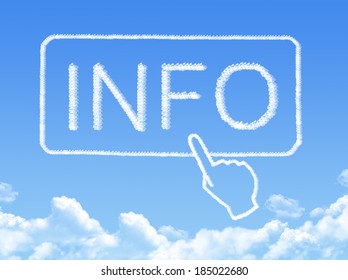 info message cloud shape
