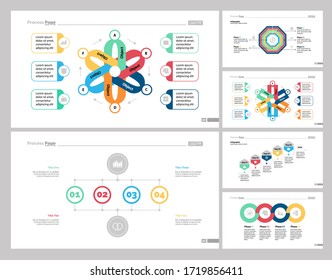 Infographic design set can be used for workflow layout, diagram, report, presentation, web design. Business and management concept with cycle, option, comparison, process, step and flow charts