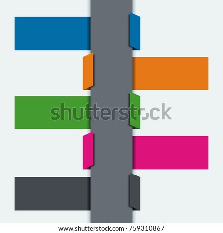 Infographic template. Raster version.