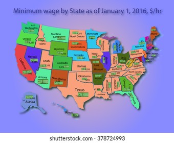 Infographics Minimum Wage In USA