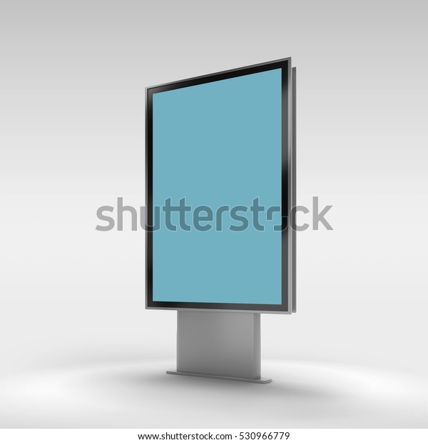 Download Information Board Mockup Stand 3d Rendering Stock Illustration 530966779 Yellowimages Mockups