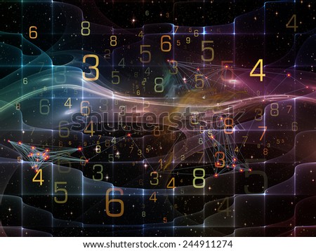 Information Cloud series. Backdrop of  connected abstract elements to complement your design on the subject of cloud networking, information, data storage and modern technology