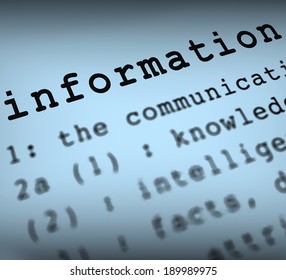 Information Definition Information Solutions Online Using Virtual Faq Or Knowledge Content Shows Global Assistance And Advice From Web Reports Or Internet Data