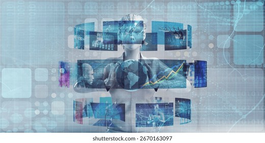 Information Exchange And A Transfer Of Knowledge 3D Render