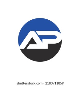 Initial AP Logo Design Image