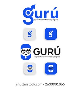 Initial G Teacher Logo, Vector Illustration Gradation