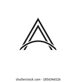 Initial Letter AA Logo Design