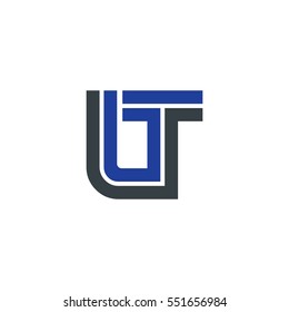 Initial Letter Lt Logotype Company Name Stock Vector (Royalty Free ...