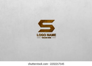 Initial S letter logo design