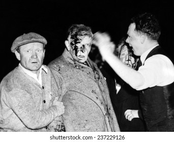 Injured In The Hindenburg Crash Survivors Are Dazed And Bloodied By The Explosion Fire And Crashed.