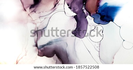 Ink, paint, abstract. Closeup of the painting. Colorful abstract painting background. Alcohol ink modern abstract painting, modern contemporary art.