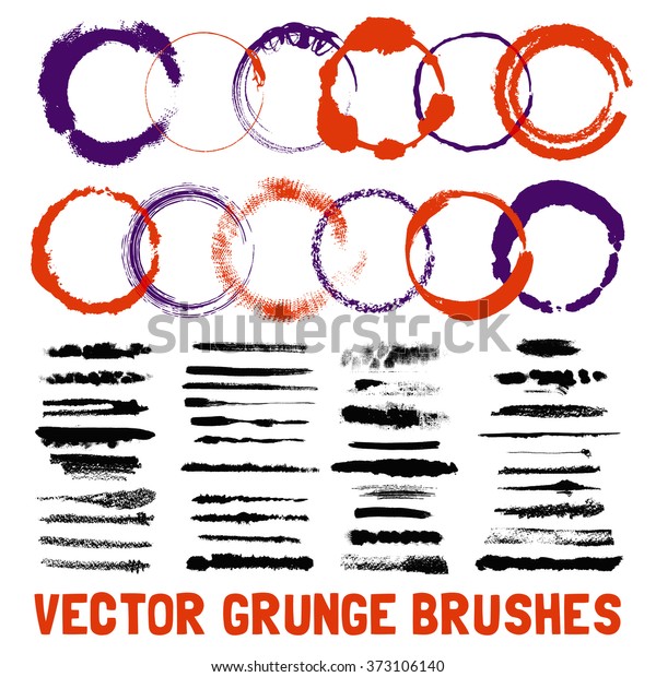 Inked Circle Brush Styles Set\
