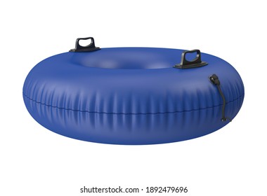 Inner Tube 3D Illustration On White Background